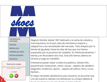 Tablet Screenshot of calzadosmagi.com